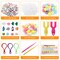32 Grids Rainbow Rubber Band Handmade Bead Set Bracelet Making Kit 23 Colors DIY